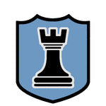 Black Rook Chess Piece 3.5" Die Cut Auto Window Decal