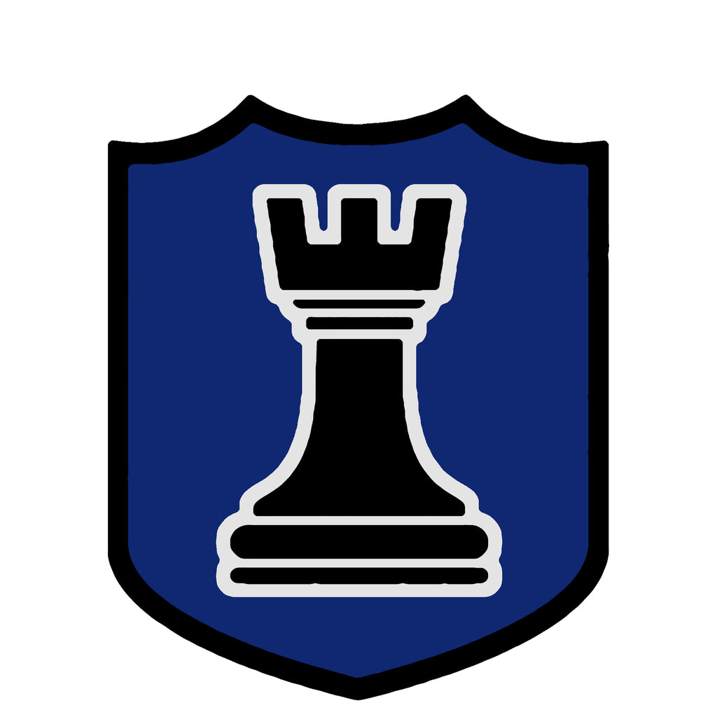 Black Rook Chess Piece 3.5 Die Cut Auto Window Decal – Athena Brands