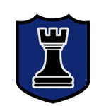 Black Rook Chess Piece 3.5" Die Cut Auto Window Decal