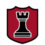 Black Rook Chess Piece 3.5" Die Cut Auto Window Decal