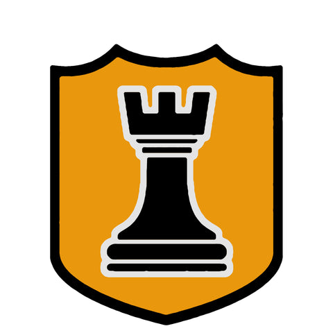 Black Rook Chess Piece 3.5 Die Cut Auto Window Decal – Athena Brands