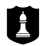 White Bishop Chess Piece 3.5" Die Cut Auto Window Decal