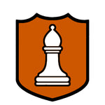 White Bishop Chess Piece 3.5" Die Cut Auto Window Decal