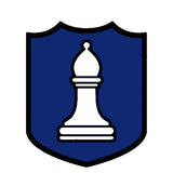 White Bishop Chess Piece 3.5" Die Cut Auto Window Decal