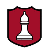 White Bishop Chess Piece 3.5" Die Cut Auto Window Decal