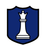 White Queen Chess Piece 3.5" Die Cut Auto Window Decal