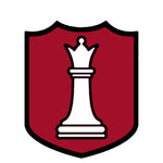 White Queen Chess Piece 3.5" Die Cut Auto Window Decal