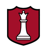 White Queen Chess Piece 3.5" Die Cut Auto Window Decal