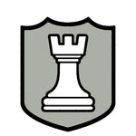 White Rook Chess Piece 3.5" Die Cut Auto Window Decal