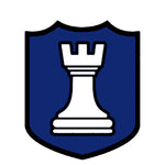 White Rook Chess Piece 3.5" Die Cut Auto Window Decal