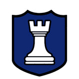 White Rook Chess Piece 3.5" Die Cut Auto Window Decal