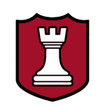 White Rook Chess Piece 3.5" Die Cut Auto Window Decal