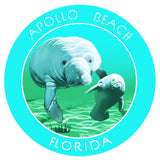 Apollo Beach Florida 3.5" Die Cut Auto Window Decal