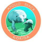 Apollo Beach Florida 3.5" Die Cut Auto Window Decal