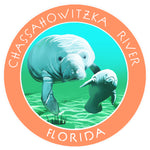 Chassahowitzka River Florida 3.5" Die Cut Auto Window Decal