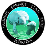 Fanning Springs State Park Florida 3.5" Die Cut Auto Window Decal