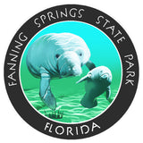 Fanning Springs State Park Florida 3.5" Die Cut Auto Window Decal