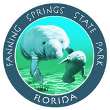 Fanning Springs State Park Florida 3.5" Die Cut Auto Window Decal