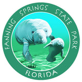 Fanning Springs State Park Florida 3.5" Die Cut Auto Window Decal