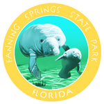 Fanning Springs State Park Florida 3.5" Die Cut Auto Window Decal