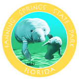 Fanning Springs State Park Florida 3.5" Die Cut Auto Window Decal