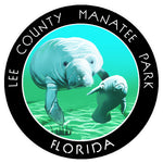 Lee County Manatee Park Florida 3.5" Die Cut Auto Window Decal