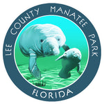 Lee County Manatee Park Florida 3.5" Die Cut Auto Window Decal