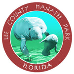 Lee County Manatee Park Florida 3.5" Die Cut Auto Window Decal