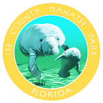 Lee County Manatee Park Florida 3.5" Die Cut Auto Window Decal