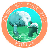 Lovers Key State Park Florida 3.5" Die Cut Auto Window Decal