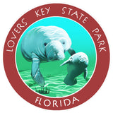 Lovers Key State Park Florida 3.5" Die Cut Auto Window Decal