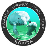 Manatee Springs State Park Florida 3.5" Die Cut Auto Window Decal