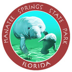 Manatee Springs State Park Florida 3.5" Die Cut Auto Window Decal