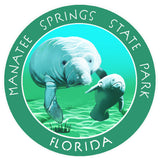 Manatee Springs State Park Florida 3.5" Die Cut Auto Window Decal