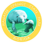 Manatee Springs State Park Florida 3.5" Die Cut Auto Window Decal