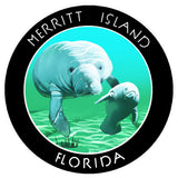 Merritt Island Florida 3.5" Die Cut Auto Window Decal