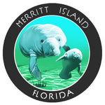 Merritt Island Florida 3.5" Die Cut Auto Window Decal