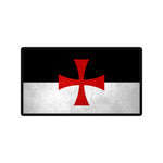 Knight Templars Beauseant Flag 11" W x 7.25" T Die Cut Auto Window Decal