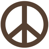 Peace Sign - 4" Die Cut Auto Window Decal