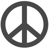 Peace Sign - 4" Die Cut Auto Window Decal