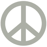 Peace Sign - 4" Die Cut Auto Window Decal