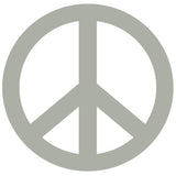 Peace Sign - 4" Die Cut Auto Window Decal