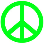 Peace Sign - 4" Die Cut Auto Window Decal