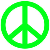 Peace Sign - 4" Die Cut Auto Window Decal