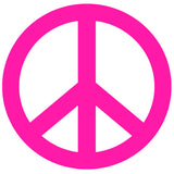 Peace Sign - 4" Die Cut Auto Window Decal