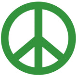 Peace Sign - 4" Die Cut Auto Window Decal