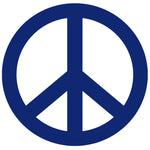 Peace Sign - 4" Die Cut Auto Window Decal