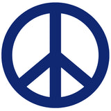 Peace Sign - 4" Die Cut Auto Window Decal