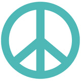 Peace Sign - 4" Die Cut Auto Window Decal