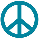 Peace Sign - 4" Die Cut Auto Window Decal